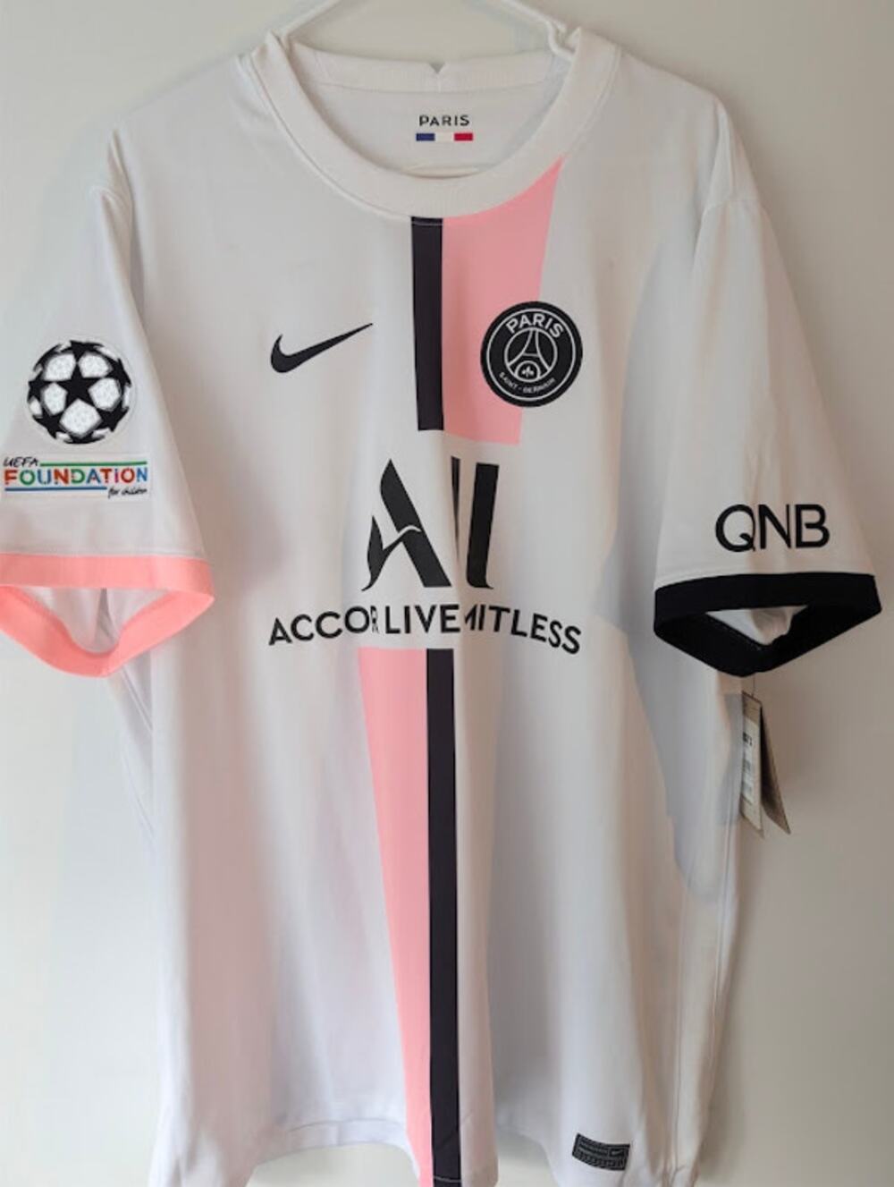 PSG Messi Away Jersey 2XL NWT UCL